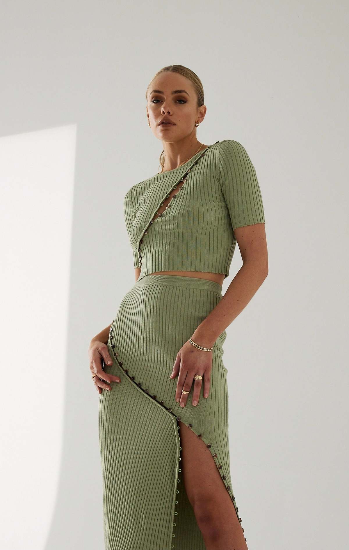sovere green dress STELLAR DRESS main image 0