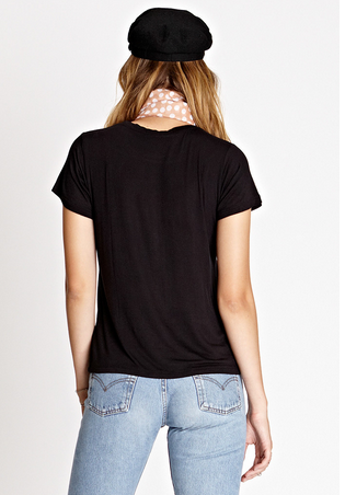 DAYDREAMER LA Champagne Chocolate Tee - Black DAYDREAMER LA Champagne Chocolate Tee - Black