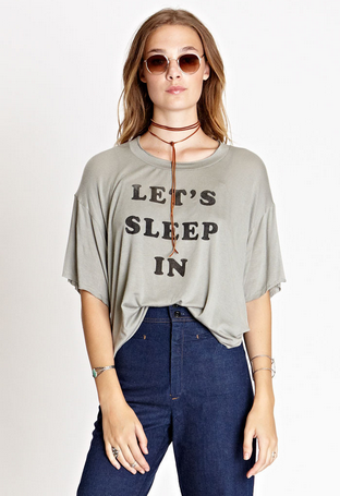 Daydreamer LA Let's Sleep In Tee Daydreamer LA Let's Sleep In Tee