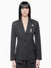 Feng Chen Wang Cut Out Blazer - black - Thumbnail 1