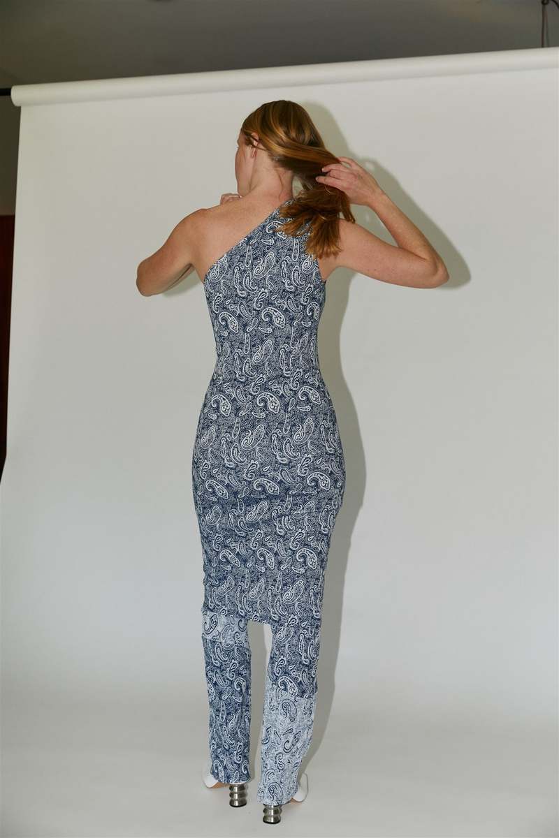 eaphi 2 way collar jacquard dress レディース