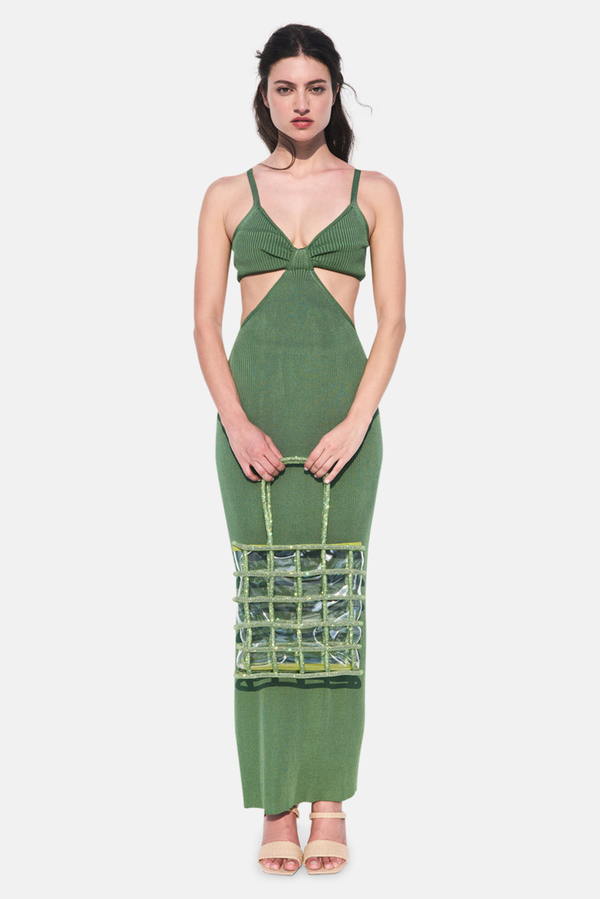 Women's Cult Gaia Serita Knit Dress - Basil | Garmentory