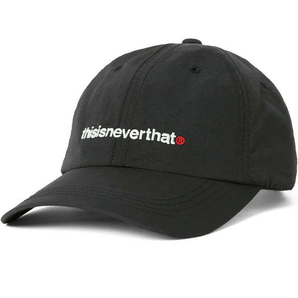 ThisIsNeverThat Supplex® Sport T-Logo Cap - Black | Garmentory
