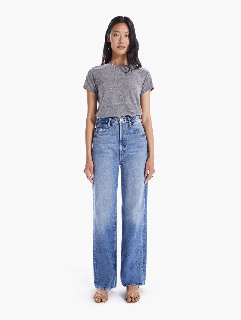 パンツ MOTHER THE HIGH WAISTED TUNNEL 26 Mother Denim The High Waisted Tunnel Vision Sneak Jeans