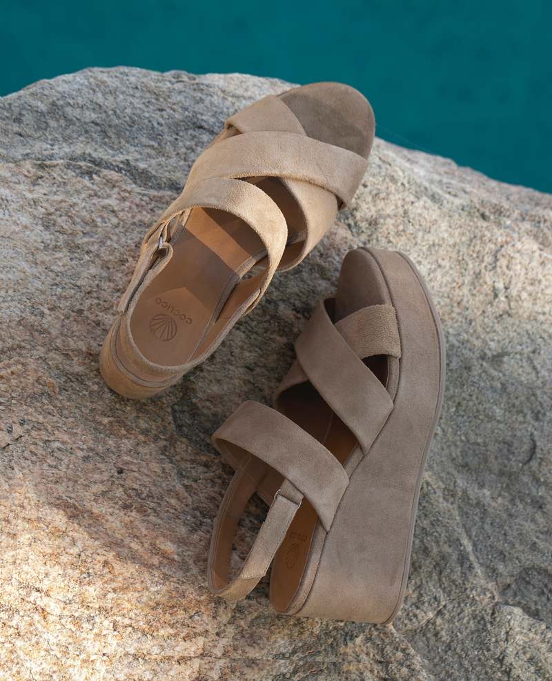 Coclico Lacine Wedge - Tobacco Coclico Lacine Wedge - Tobacco