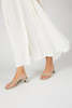 "INTENTIONALLY __________." Freya Heeled Sandal - Sage - Thumbnail 2
