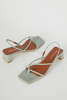 "INTENTIONALLY __________." Freya Heeled Sandal - Sage - Thumbnail 3
