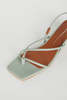 "INTENTIONALLY __________." Freya Heeled Sandal - Sage - Thumbnail 4