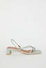 "INTENTIONALLY __________." Freya Heeled Sandal - Sage - Thumbnail 6