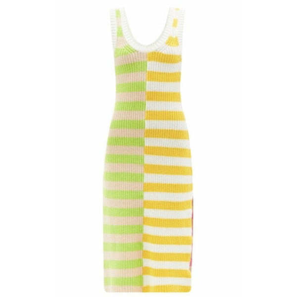 slim fit dress slacks STAUD LORENA DRESS SKATE STRIPE