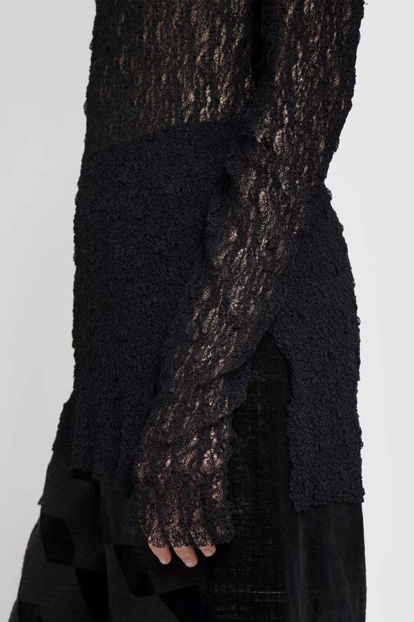 Uma Wang Lace Top - black | Garmentory