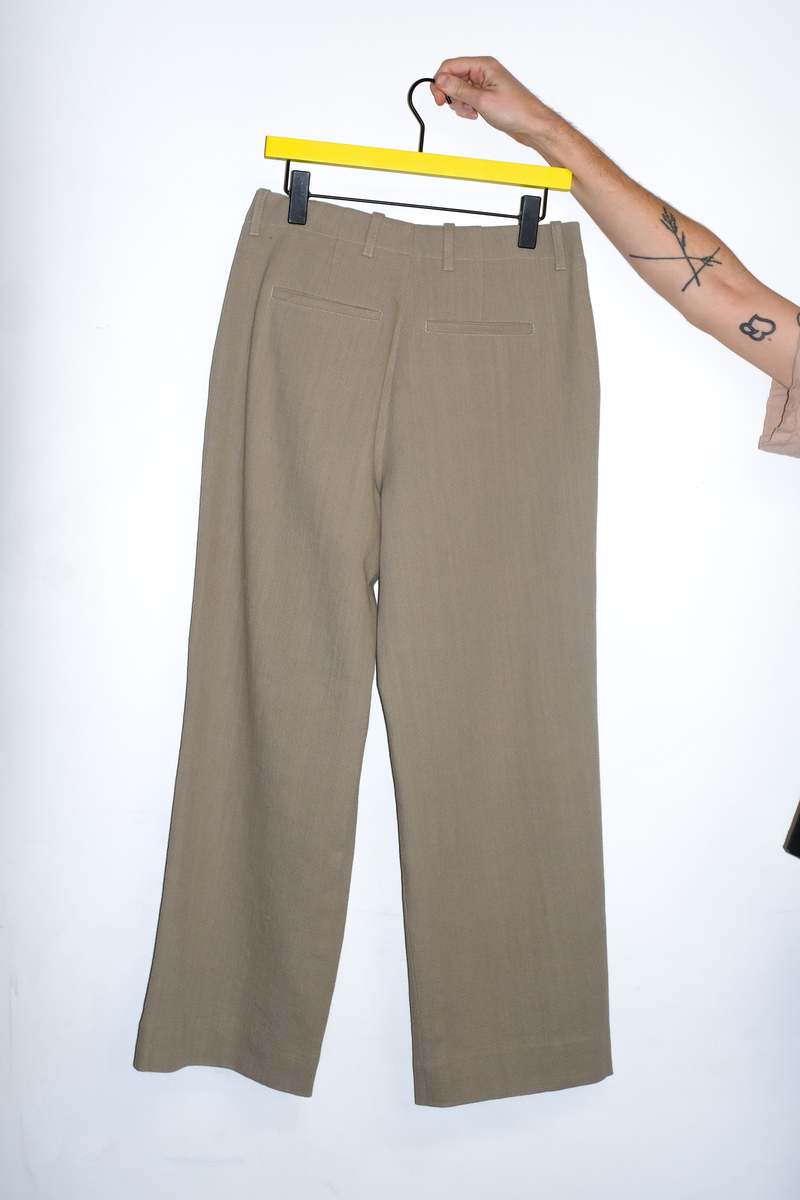 Our Legacy True Cotton Twill Borrowed Chino - Khaki | Garmentory