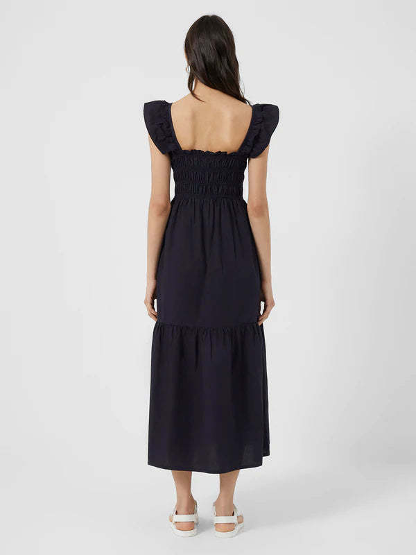 chinese dress ladies Rent French Connection Embroidered Lace Strappy Dress in Midnight Blue main image 0