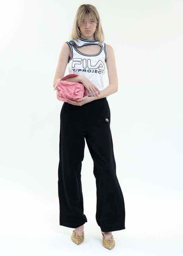 Y/PROJECT X FILA THREE COLLAR Tank Top - White | Garmentory