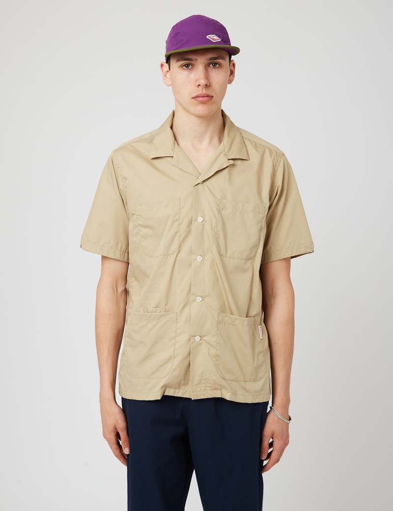 Battenwear Five Pocket Island Shirt - Tan | Garmentory 
