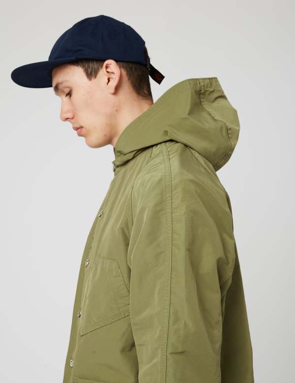 Battenwear x Post Overalls Hooded Sweetbear - Olive Green | Garmentory