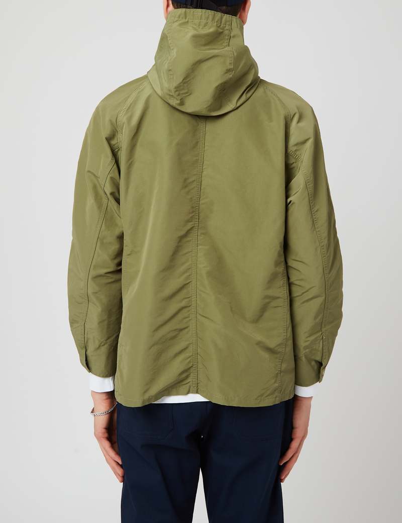 Battenwear x Post Overalls Hooded Sweetbear - Olive Green | Garmentory