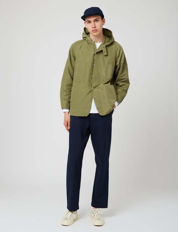 Battenwear x Post Overalls Hooded Sweetbear - Olive Green | Garmentory