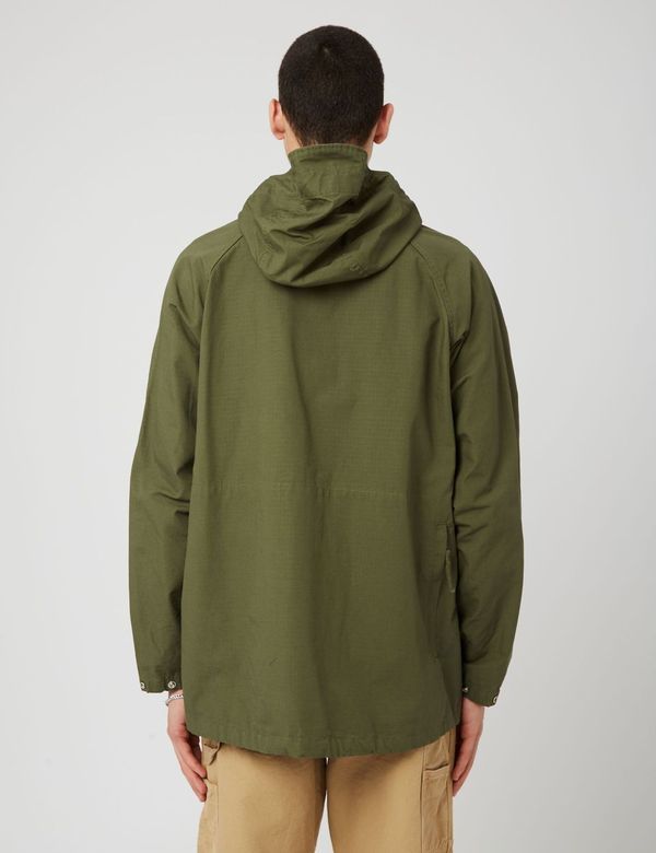 Engineered Garments Atlantic Parka (Cotton Ripstop) - Olive Green