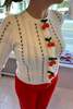 Manoush Cherry Cardigan - Ecru - Thumbnail 2