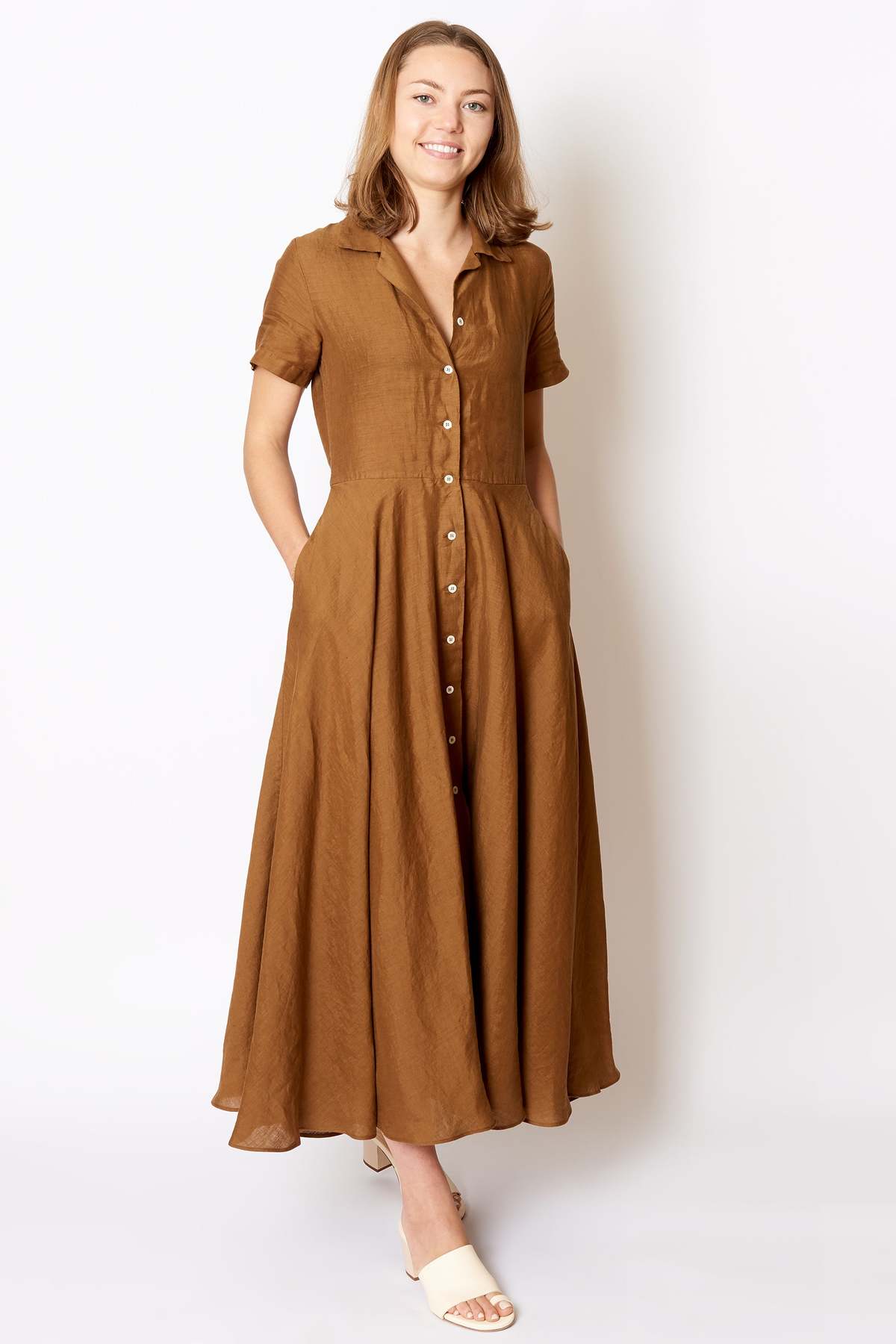a line maxi dress long sleeve Classic Black A-line Maxi Dress 14 main image 1