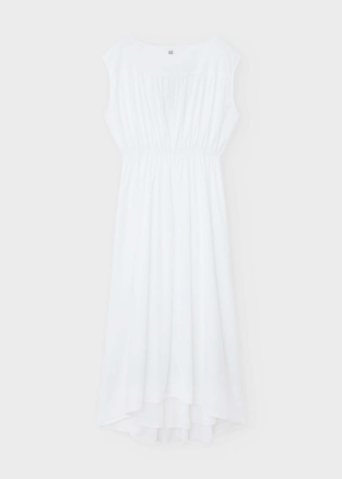 Totme Sleeveless Cotton Dress - White | Garmentory