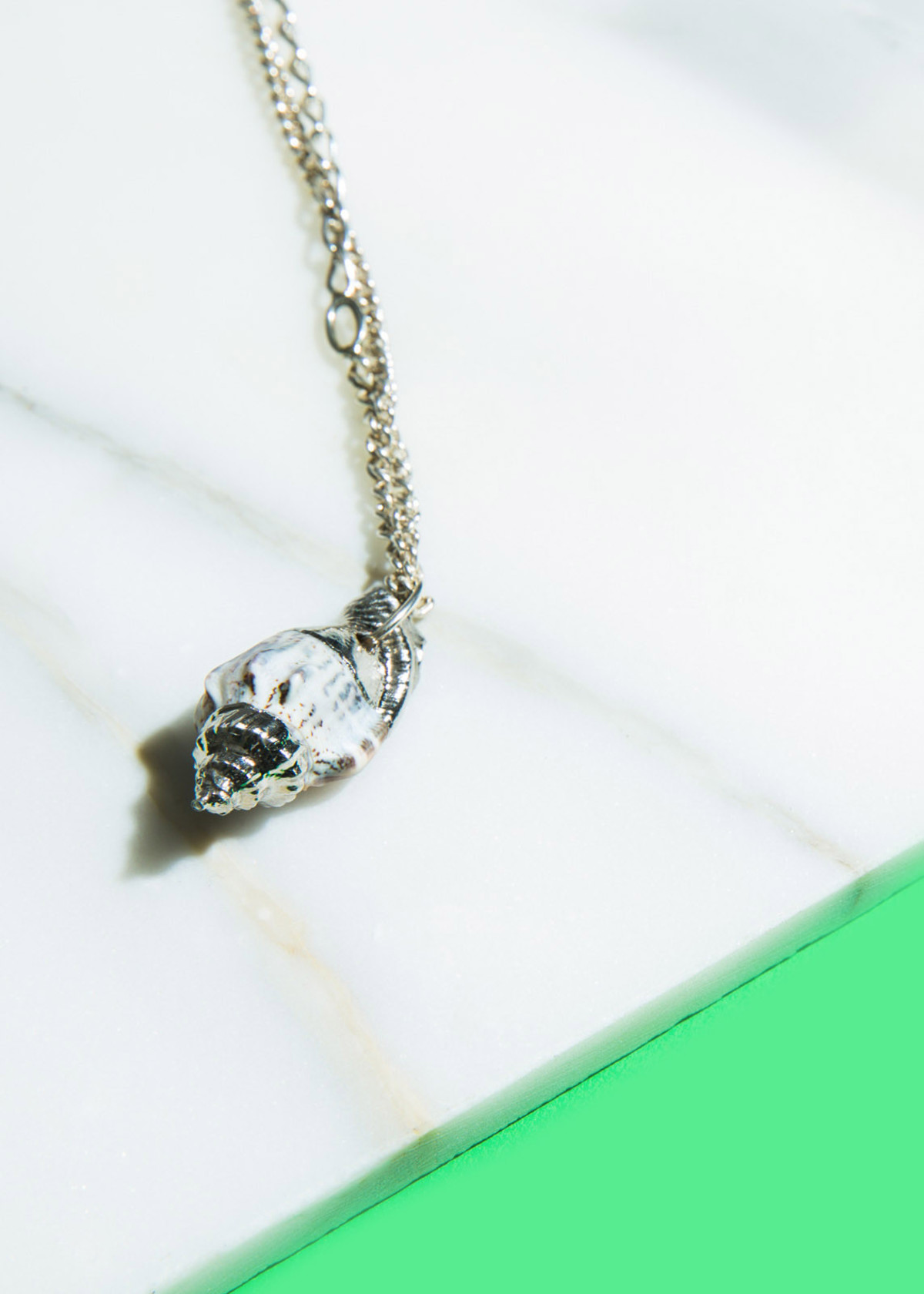 OAMC Silver Shell Necklace - Image 2 of 3