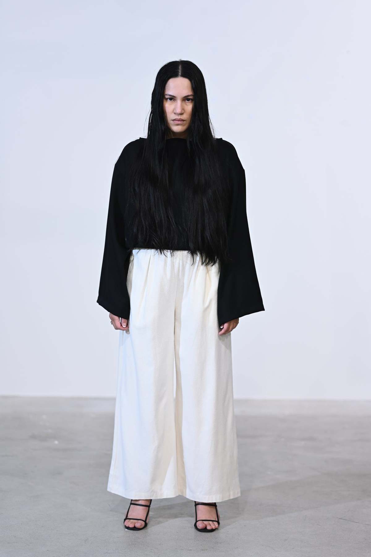 Wide Leg Pant Natural - Image 1 of 2