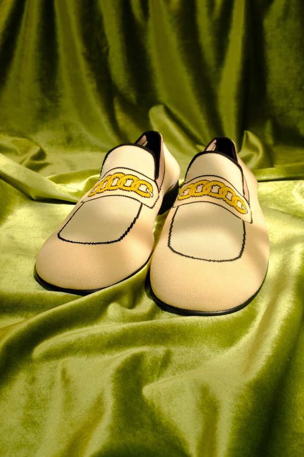 Marni Trompe L Oeil Knit Jacquard Moccasin Loafer Garmentory