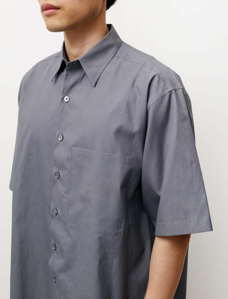 AURALEE WASHED FINXBUTTON DOWN SHIRTサイズ4 AURALEE】 WASHED FINX TYPEWRITER BUTTON DOWN SHIRT｜kink