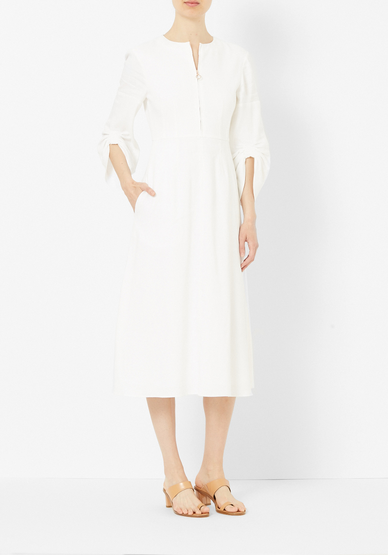 tibi corset dress Tibi Ivory Marta Corset Dress