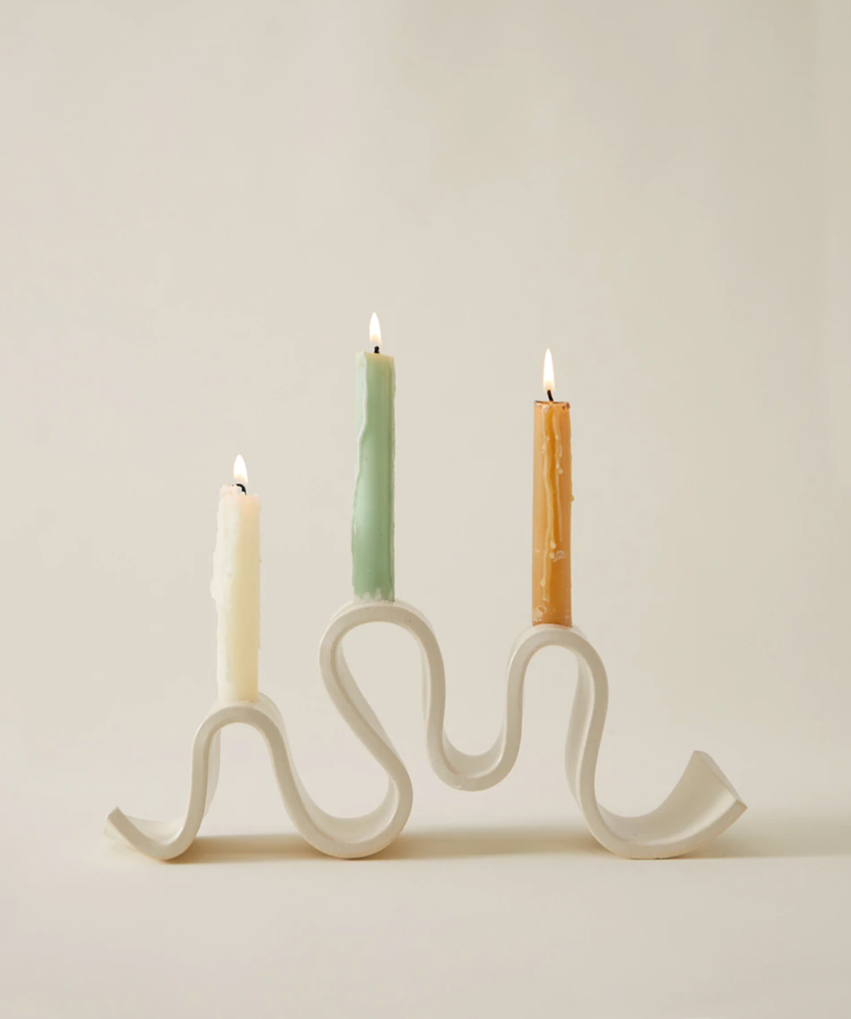 White Wyat Candelabra main image 1