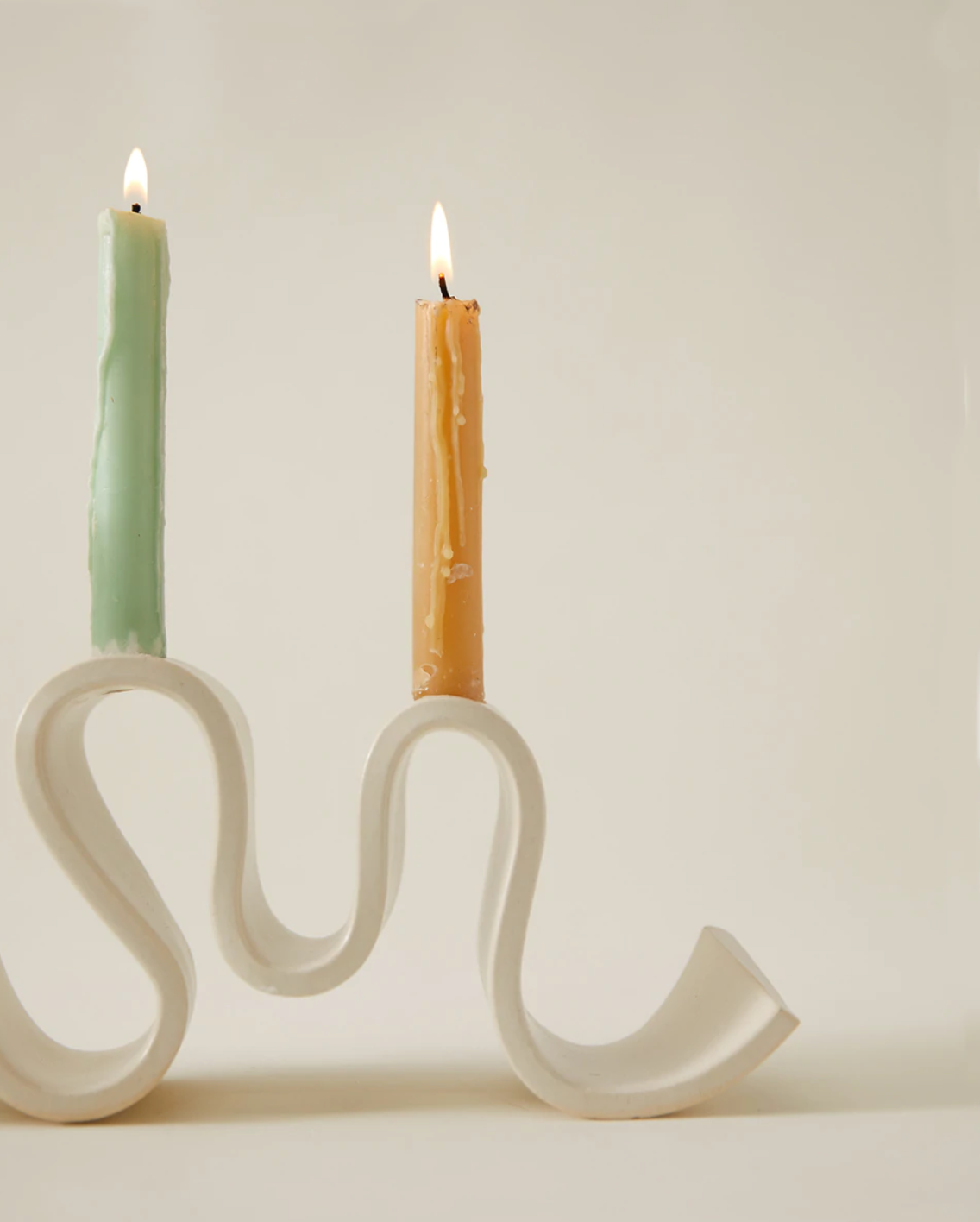 White Wyat Candelabra