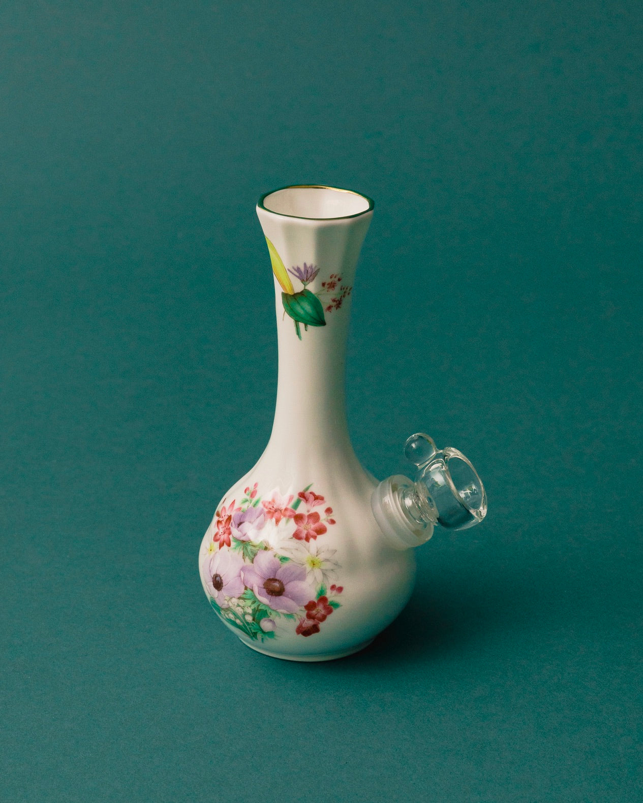 Functional China Royal Castle Bubbler Vase - Multi