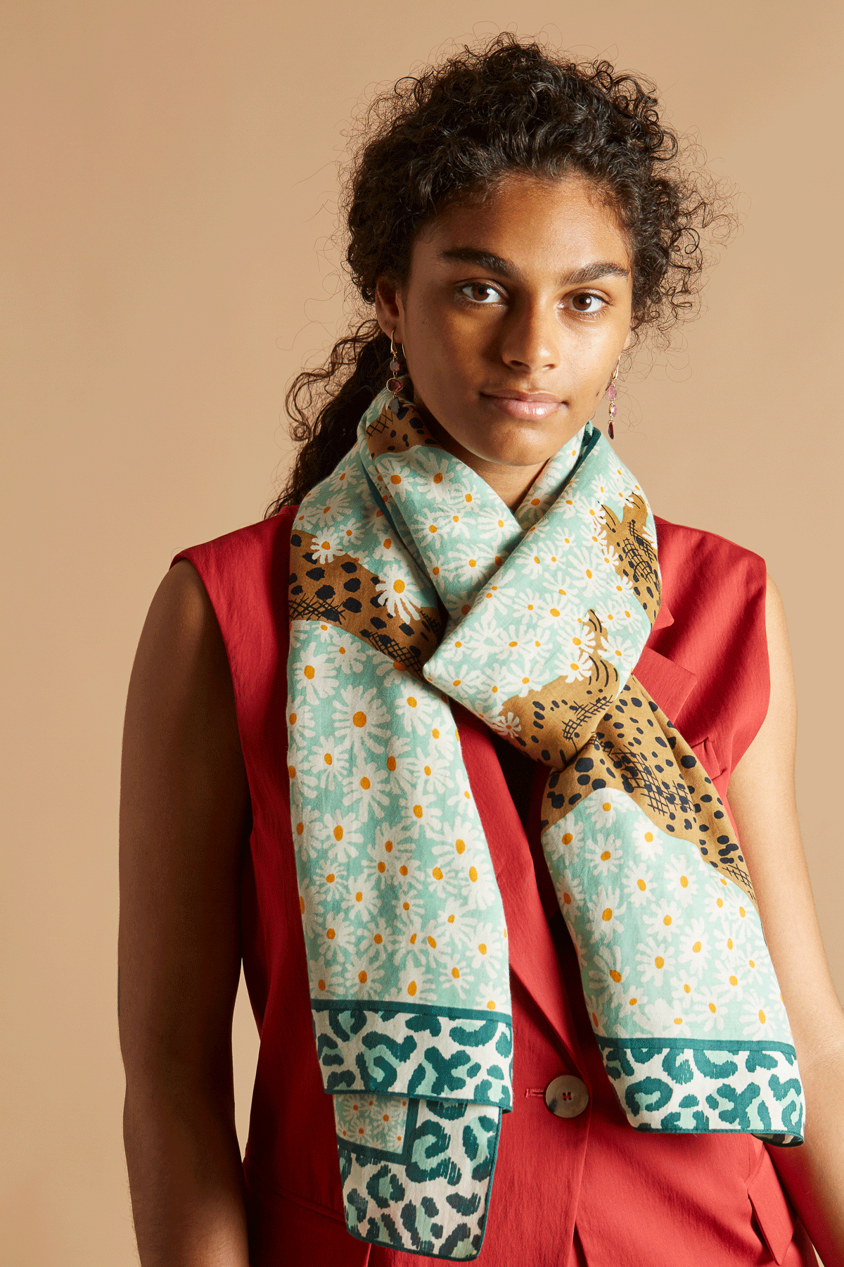 Inoui Editions Scarf - Des Rives Green