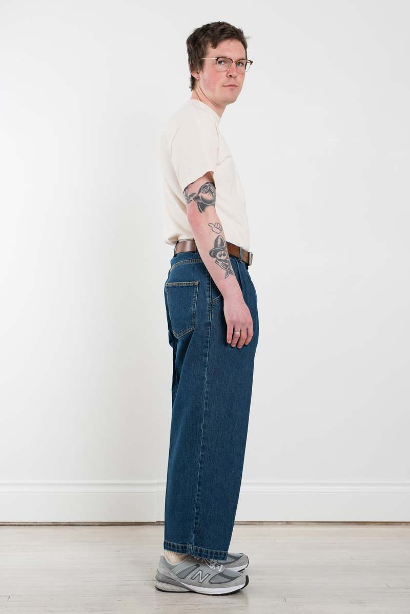 mfpen Bigger Jeans - Washed Blue | Garmentory