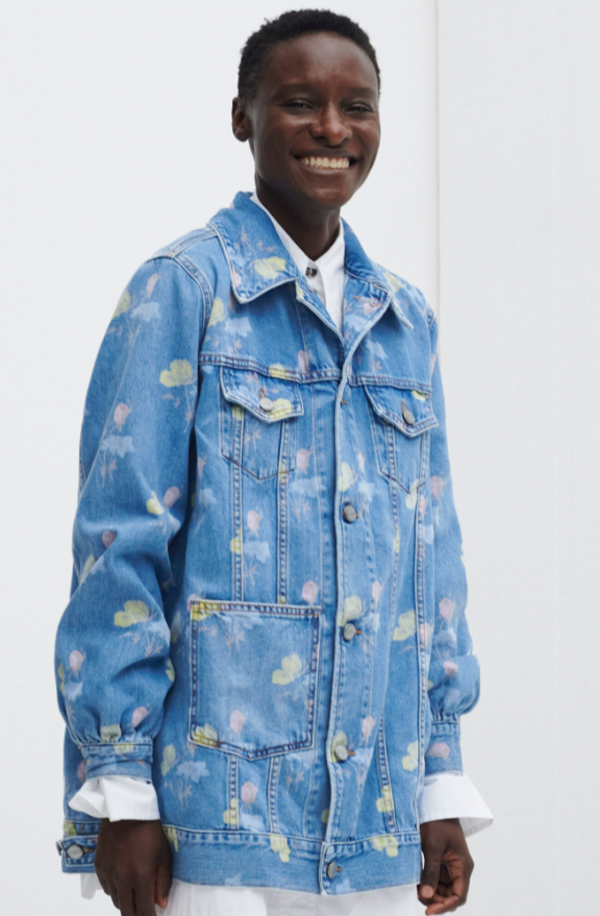 【関税＆送料込み】Ganni Heavy Denim Jacket GANNI Heavy Denim Cropped Jacket (Washed Black/Black) – CNCPTS