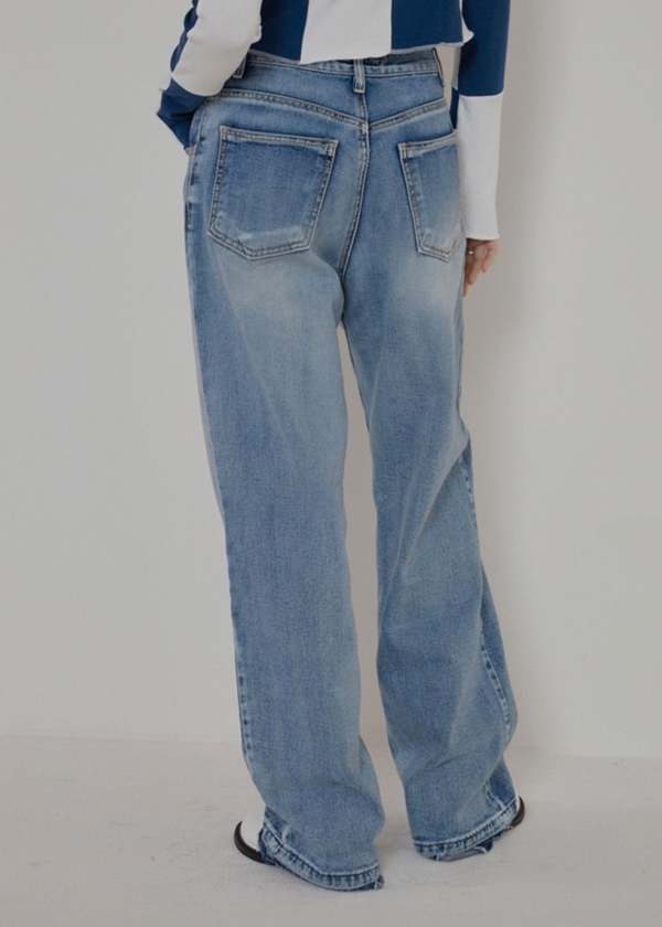 W A N T S Low Rise Baggy Jeans - blue