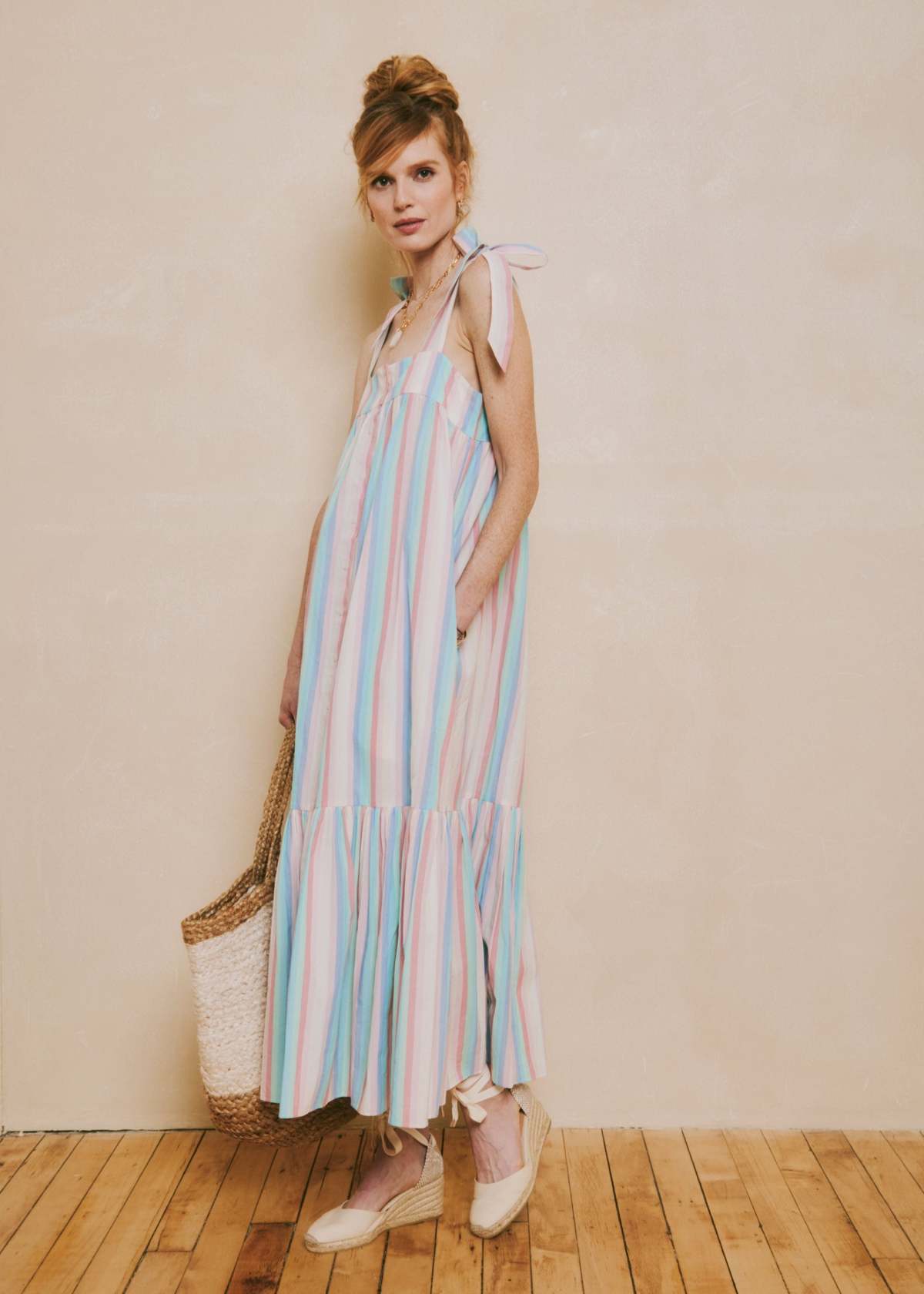 chinese dress ladies Ophelia Strapless Embellished Satin Maxi Dress