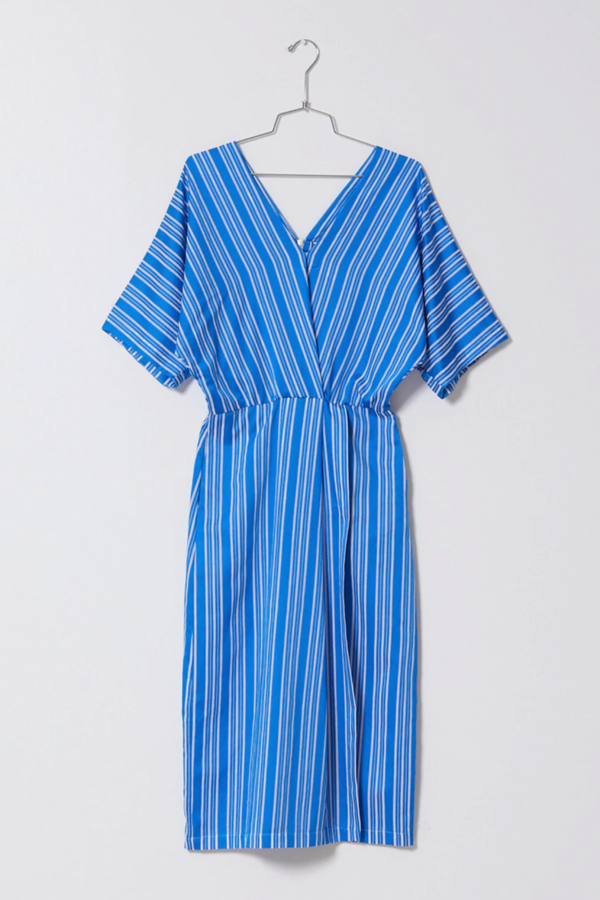 Atelier Delphine Hinata Striped Dress - Classic Blue