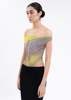 Oude Waag Yellow And Grey Square Shoulder Bodysuit - Thumbnail 3