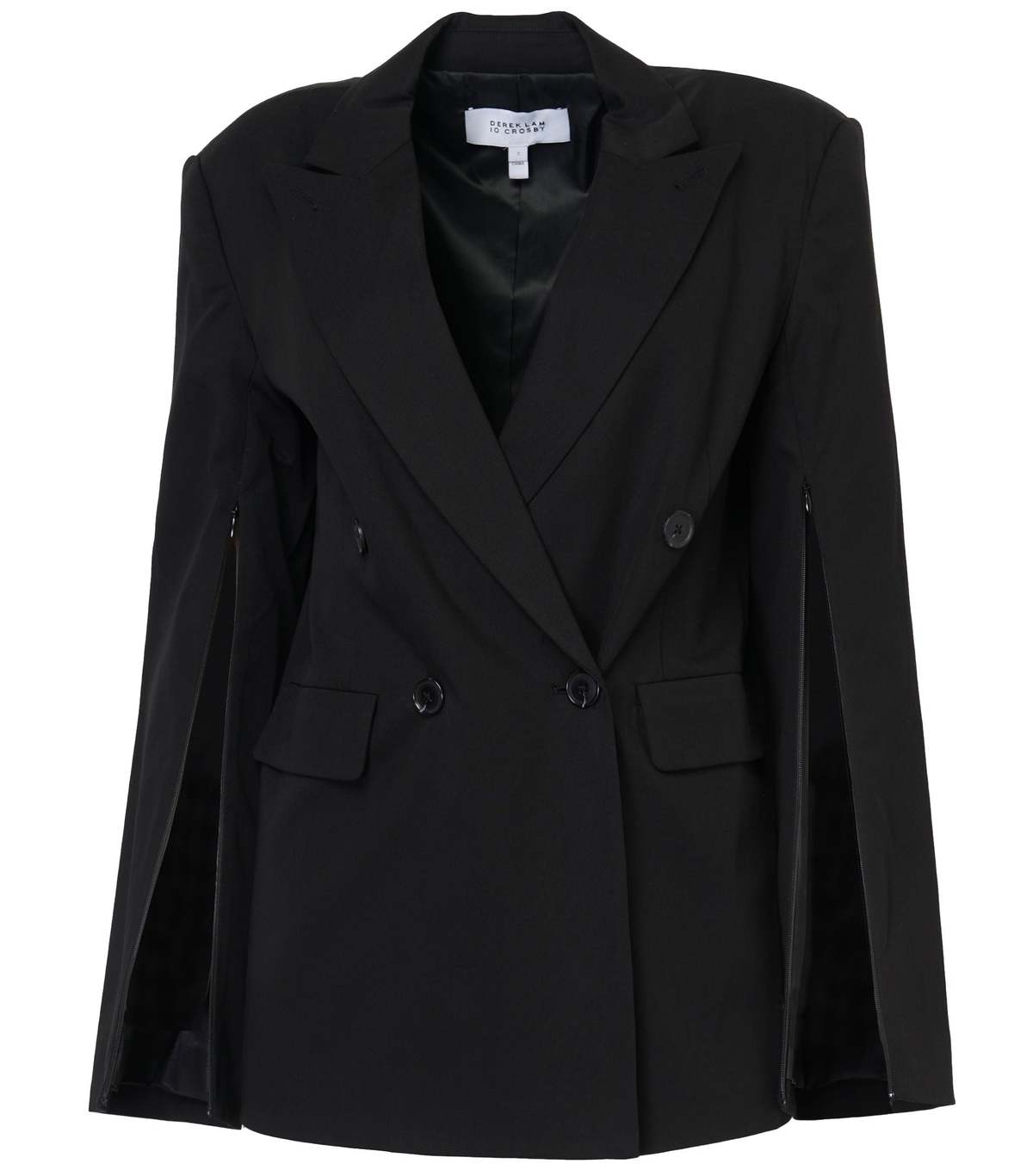 Derek Lam Gerard Oversized Double Breasted Zip Sleeve Blazer