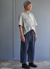 GREI. OVATE PARACHUTE NYLON BAGGY PANT - MIDNIGHT BLUE - Thumbnail 2