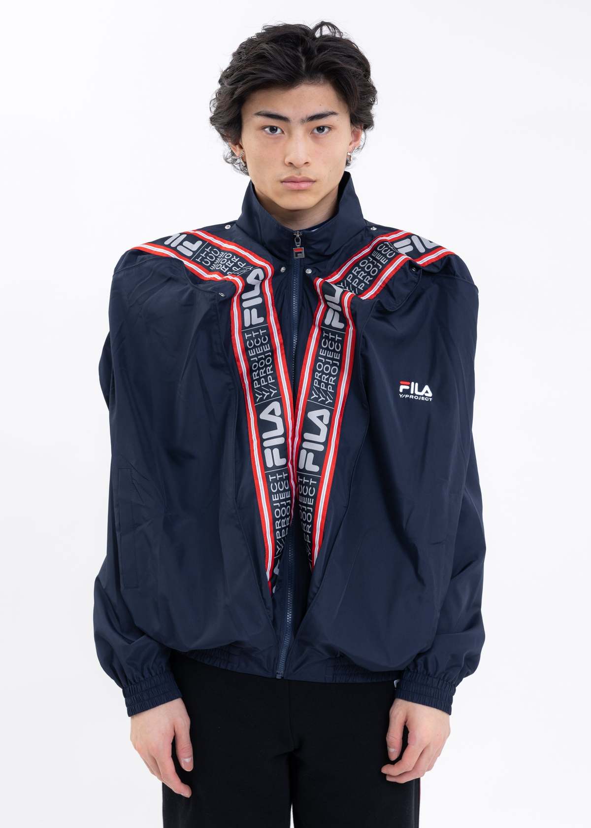 Y/project X Fila Pop Up Track Jacket - Navy | Garmentory