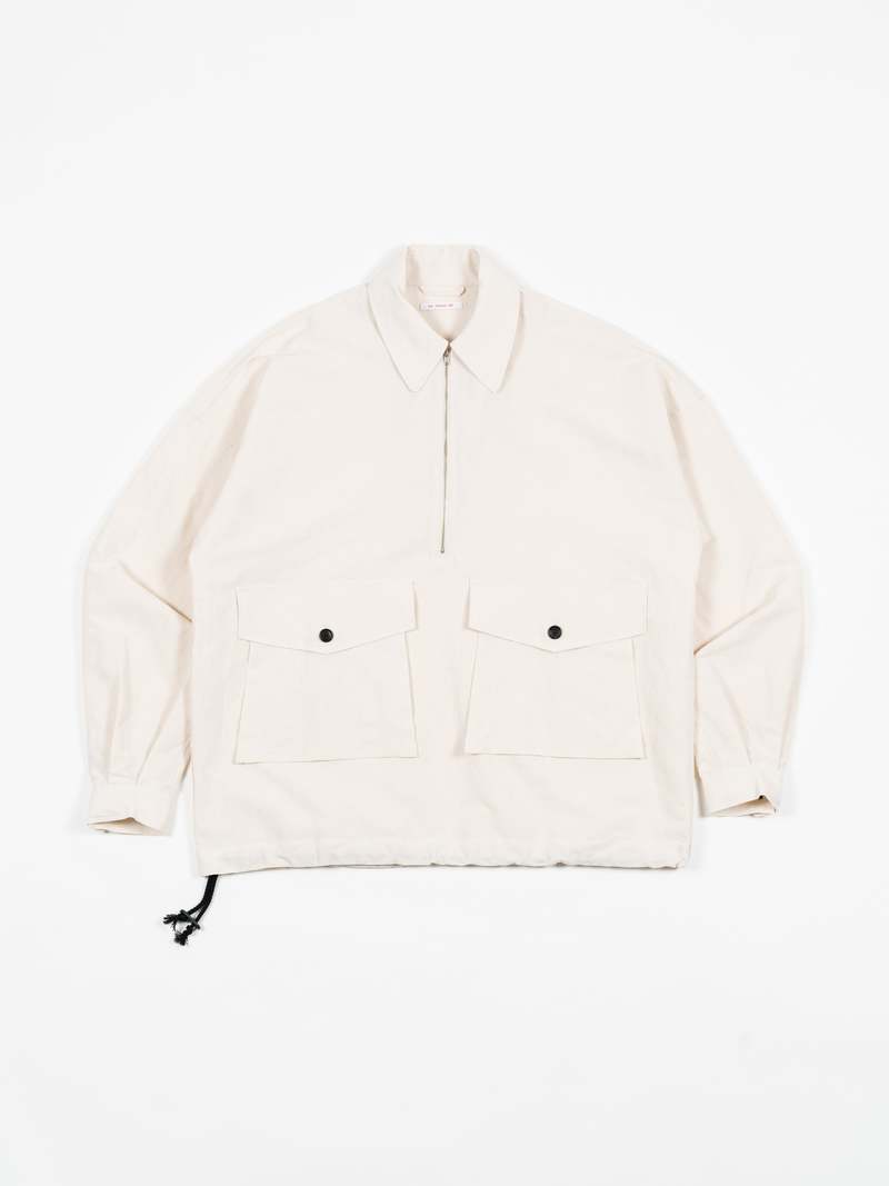 s.k. manor hill Skiff Pullover Jacket - Bone | Garmentory