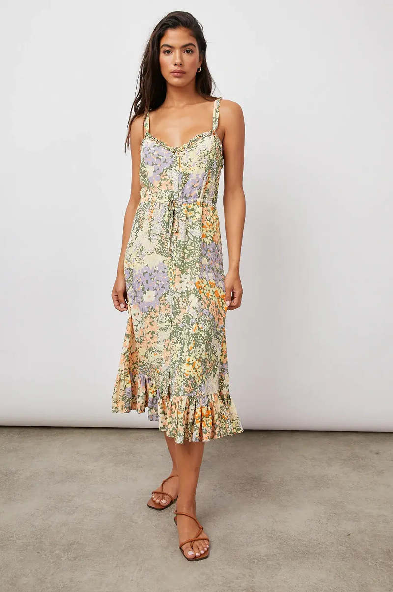 chinese dress ladies Adalyn Elegant Maxi Dress – Aura The Label main image 1