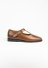 SAJA T-BAR FLATS - WALNUT BROWN - Thumbnail 1