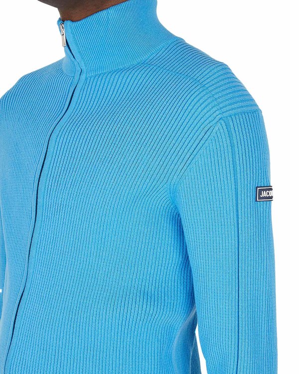 Jacquemus Le Gilet Frescu Sweater - Blue | Garmentory