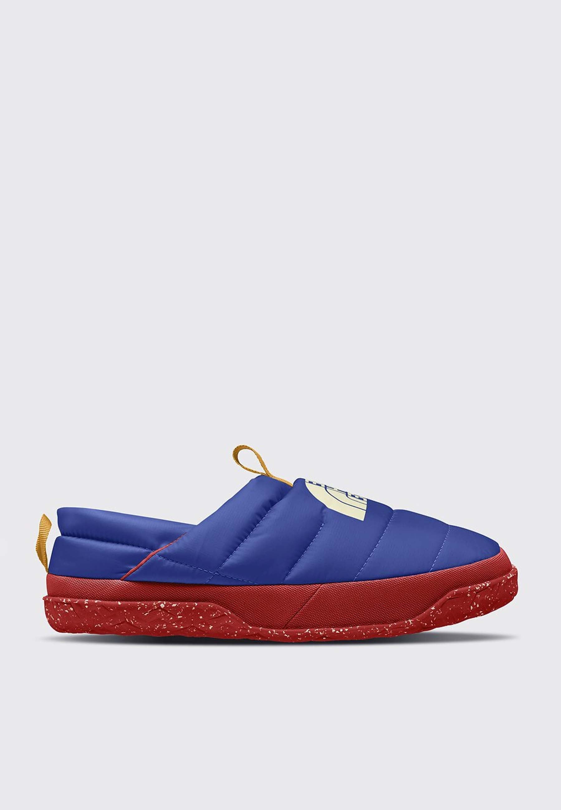 THE NORTH FACE Mens Nuptse Mules - Blue/Flare | Garmentory display picture 3