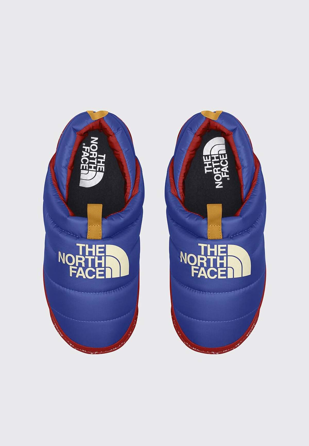THE NORTH FACE Mens Nuptse Mules - Blue/Flare | Garmentory display picture 2